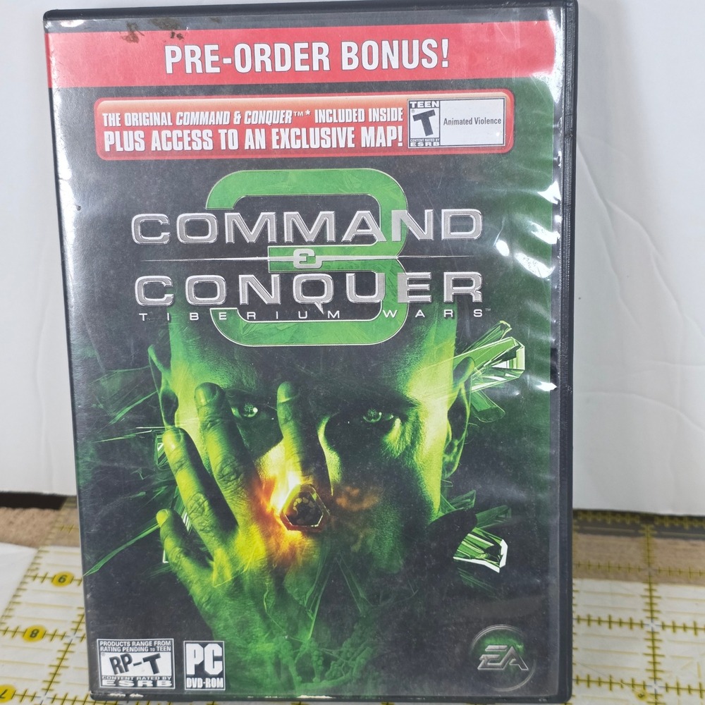 Command & Conquer 3 Tiberium Wars PC Pre-Order Bonus Original C&C Included EA